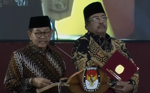 KPU Tetapkan Pramono-Rano Sebagai Gubernur dan Wakil Gubernur Jakarta 2025-2030